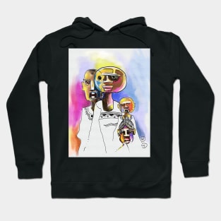 Family bond Abstraction Hoodie